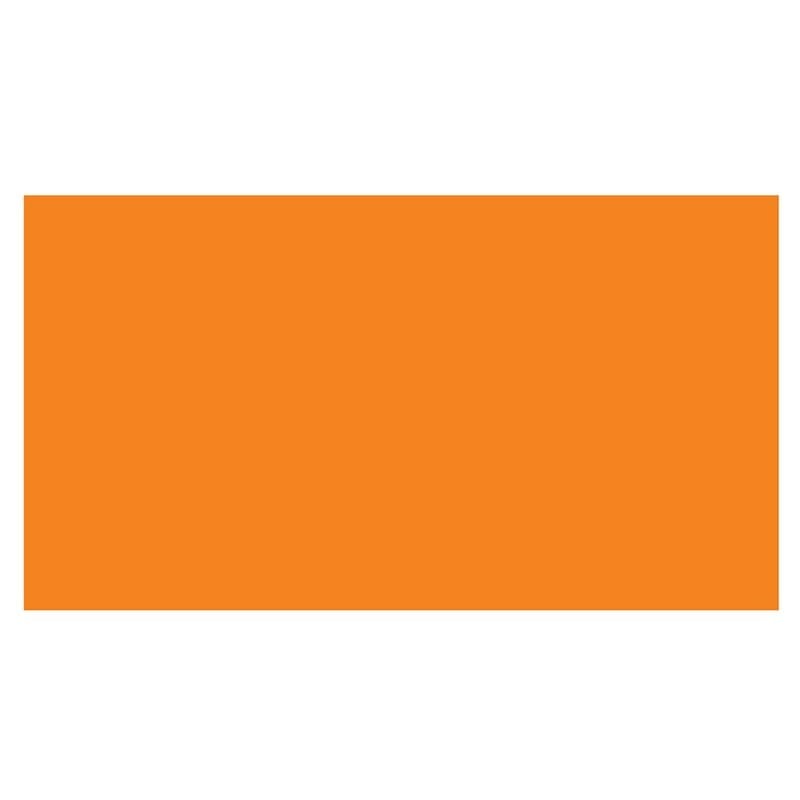 3" x 6" Fluorescent Orange Rectangle Labels (250 per Roll)