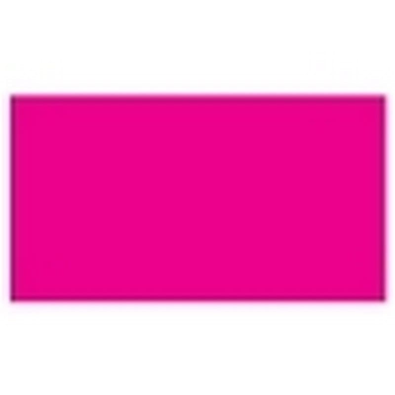 3" x 9" Fluorescent Pink Rectangle labels (250 per Roll)