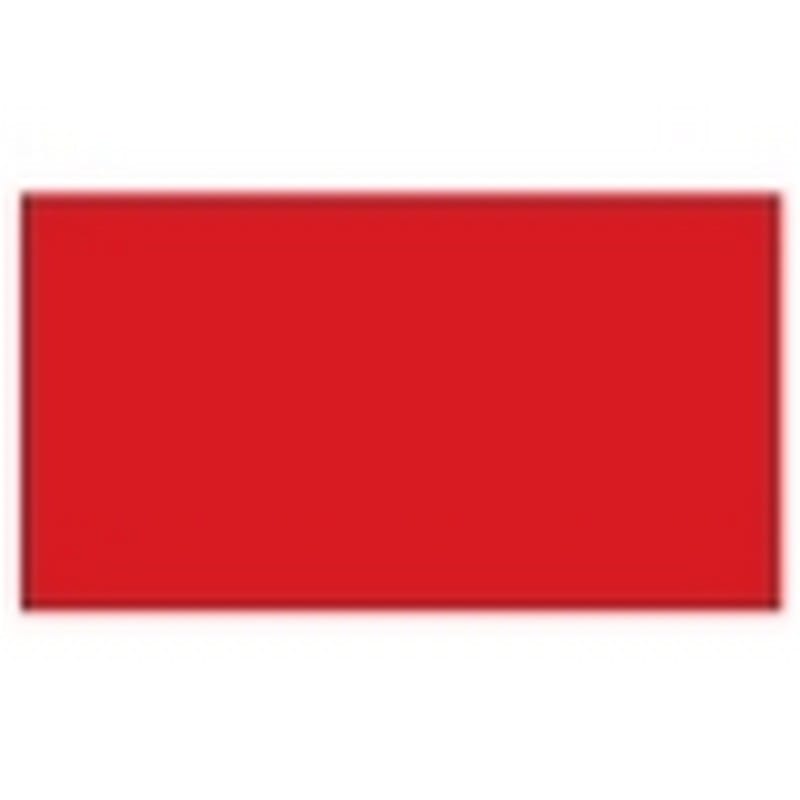 3" x 9" Fluorescent Red Rectangle labels (250 per Roll)