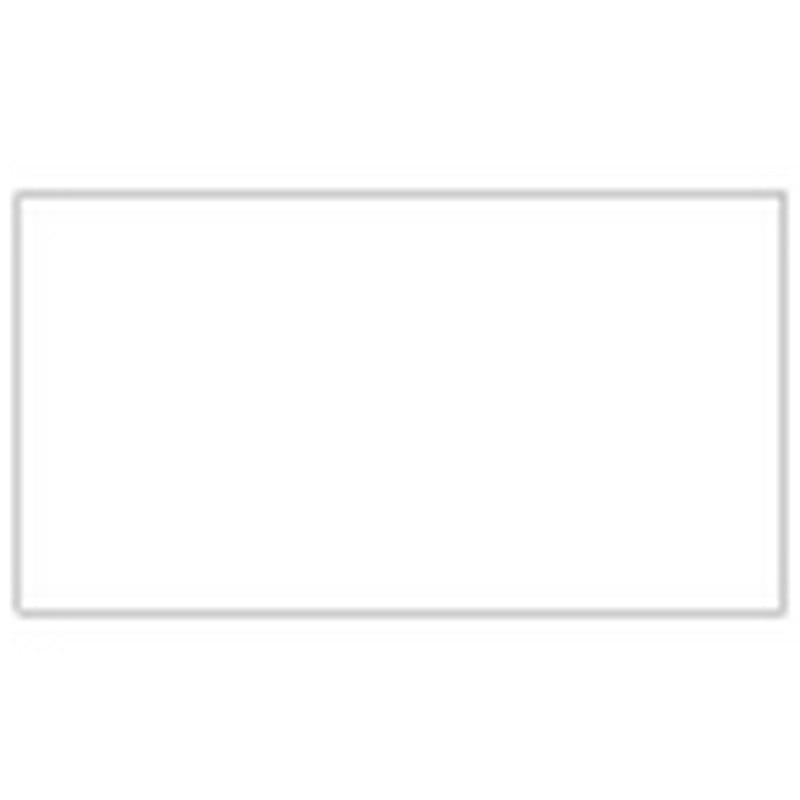 3" x 9" White Rectangle labels (250 per Roll)