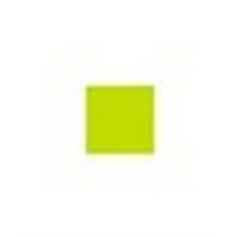 4" x 4" Fluorescent Chartreuse square labels (500 per Roll)