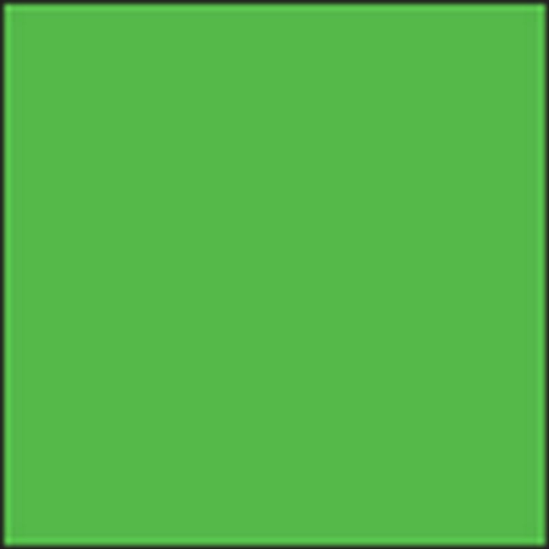 4" x 4" Fluorescent Green square labels (500 per Roll)