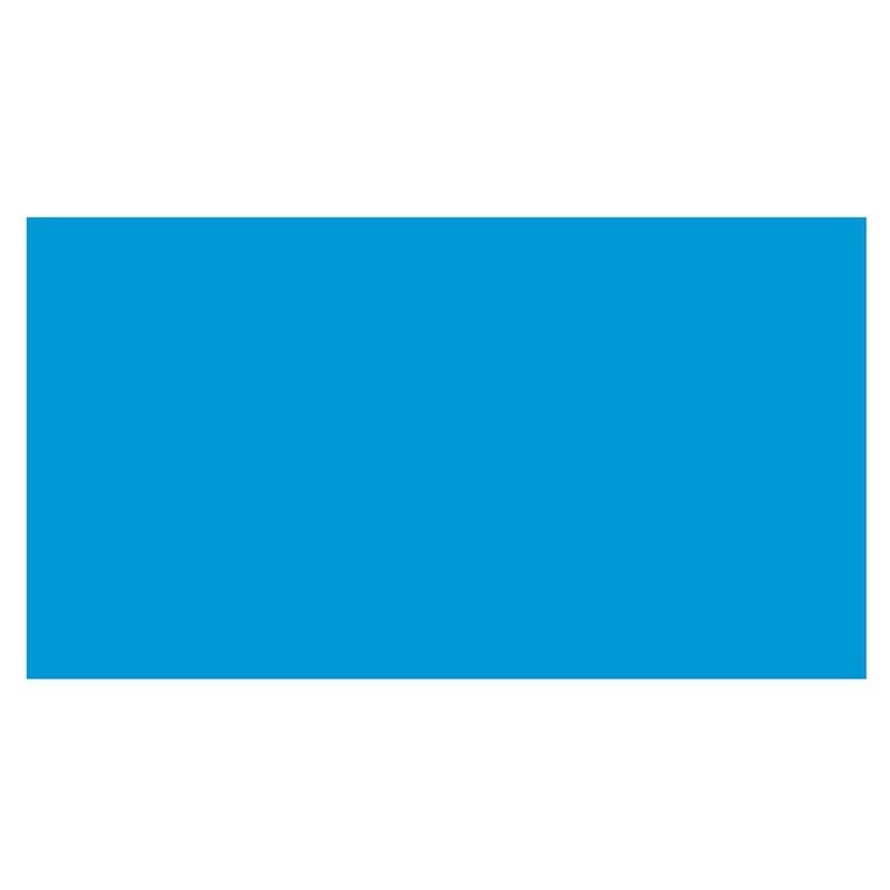 4" x 6" Light Blue Rectangle Labels (500 per Roll) - Image 2