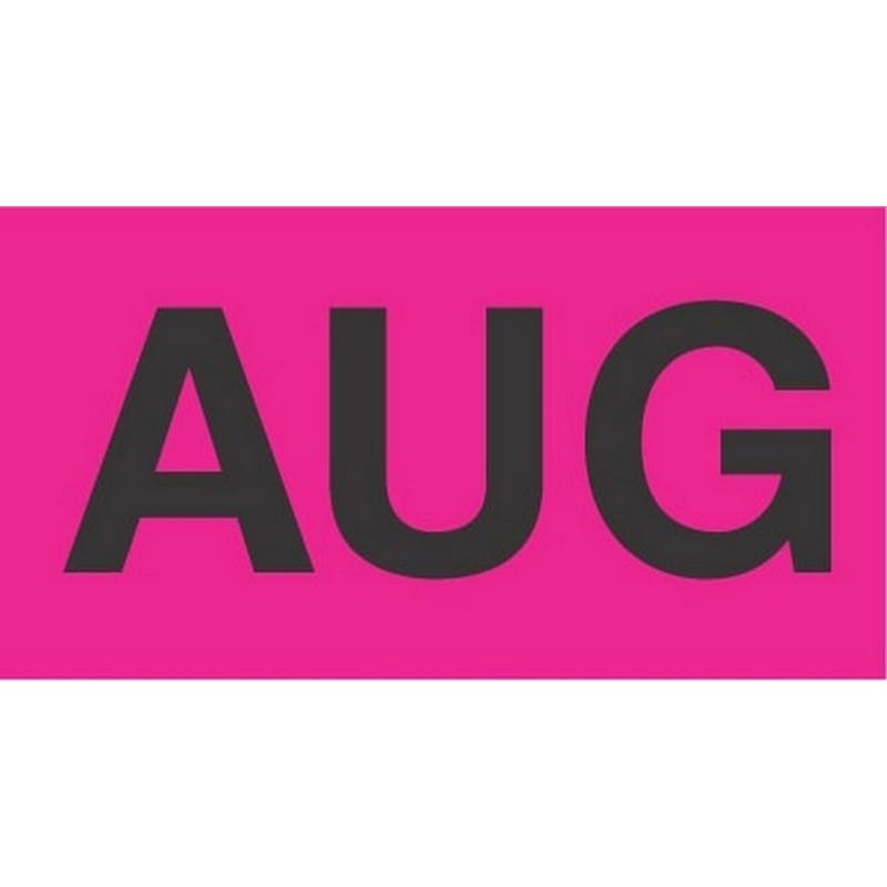 3" x 6" August Labels (500 per Roll)