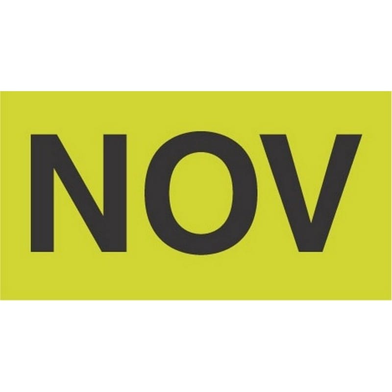 2" x 3" November Labels (500 per Roll) - Image 2