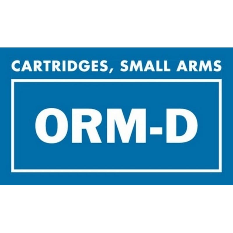 2-1/4" x 1-3/8" Cartridges, Small Arms ORM-D Labels (500 per Roll)