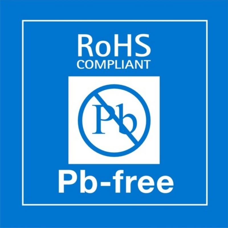 4" x 4" RoHS Compliant Pb-Free Labels (500 per Roll)