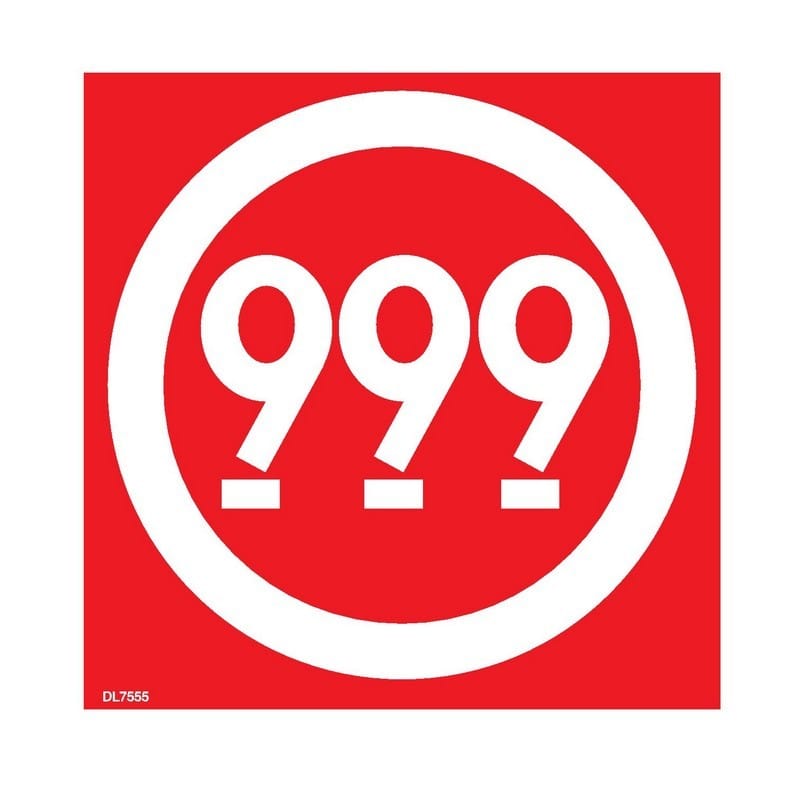 4" x 4"  "999" labels (500 per Roll)