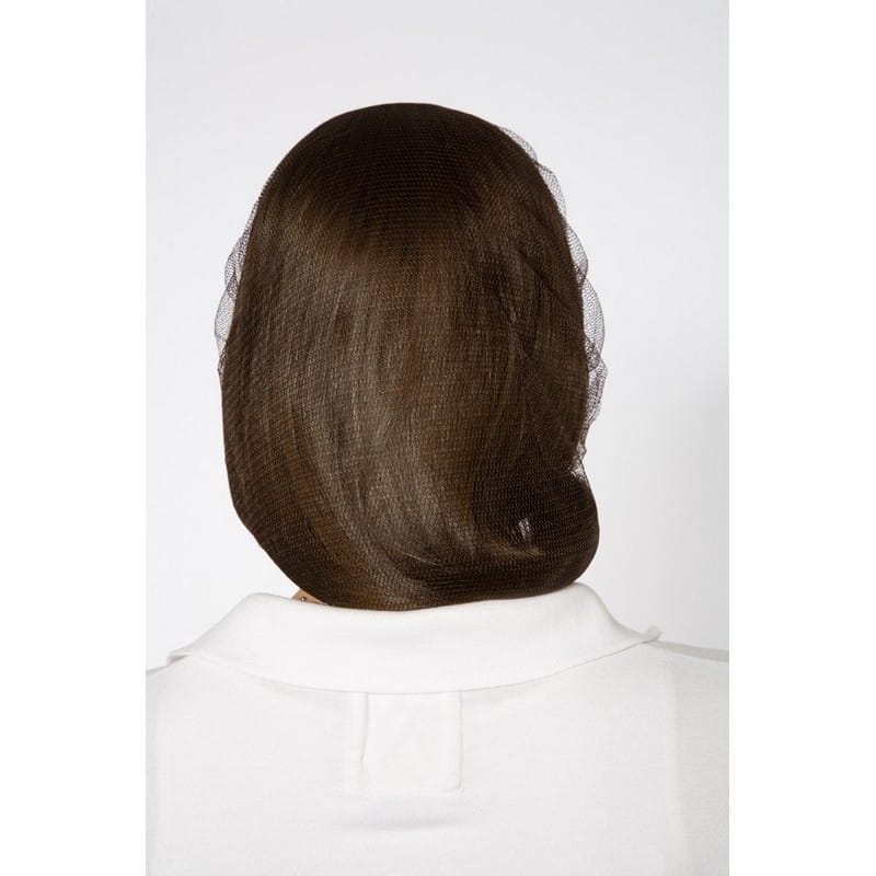 Hair Net, Heavyweight Polyester, Brown, 21" (1000 Per Case) - Image 3