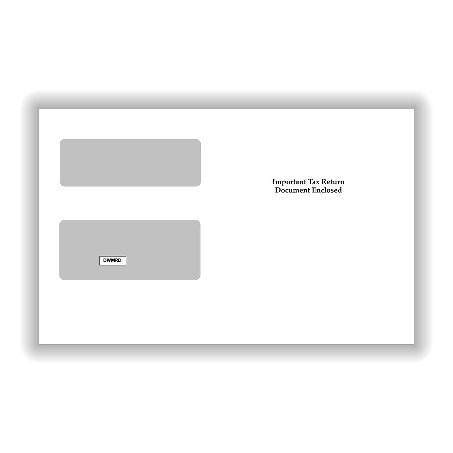 1099 2-Up Envelope accommodates (1099MISC, 1099R, 1099B, 1099DIV and 5498 forms) (100 Envelopes/Box)
