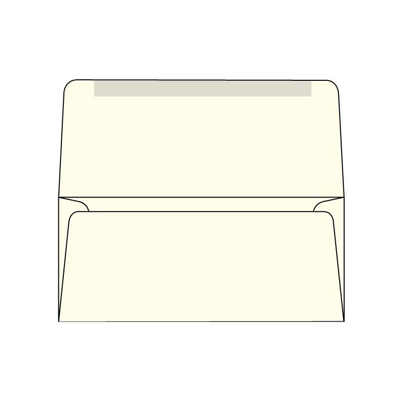 #6-3/4 Collection/Remittance Envelopes, 3-5/8" x 6-1/2", 24#, Open Side, Ivory Pastel, Acid Free Large Flaps (Box of 500)