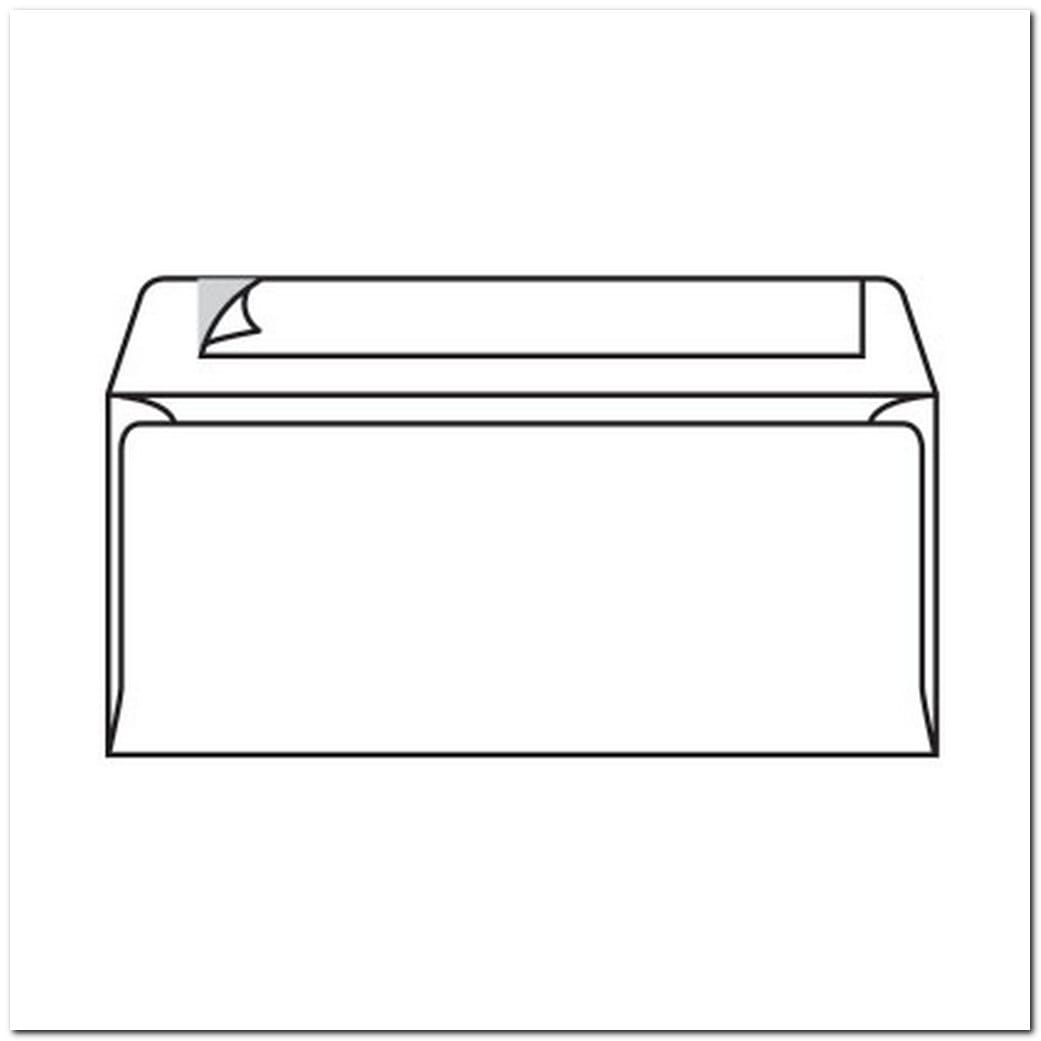 #9 Regular Business Envelopes, 3-7/8 x 8-7/8 24#, White, 92% brightness, No Window, Pressure Sensitive Seal (Box of 500)