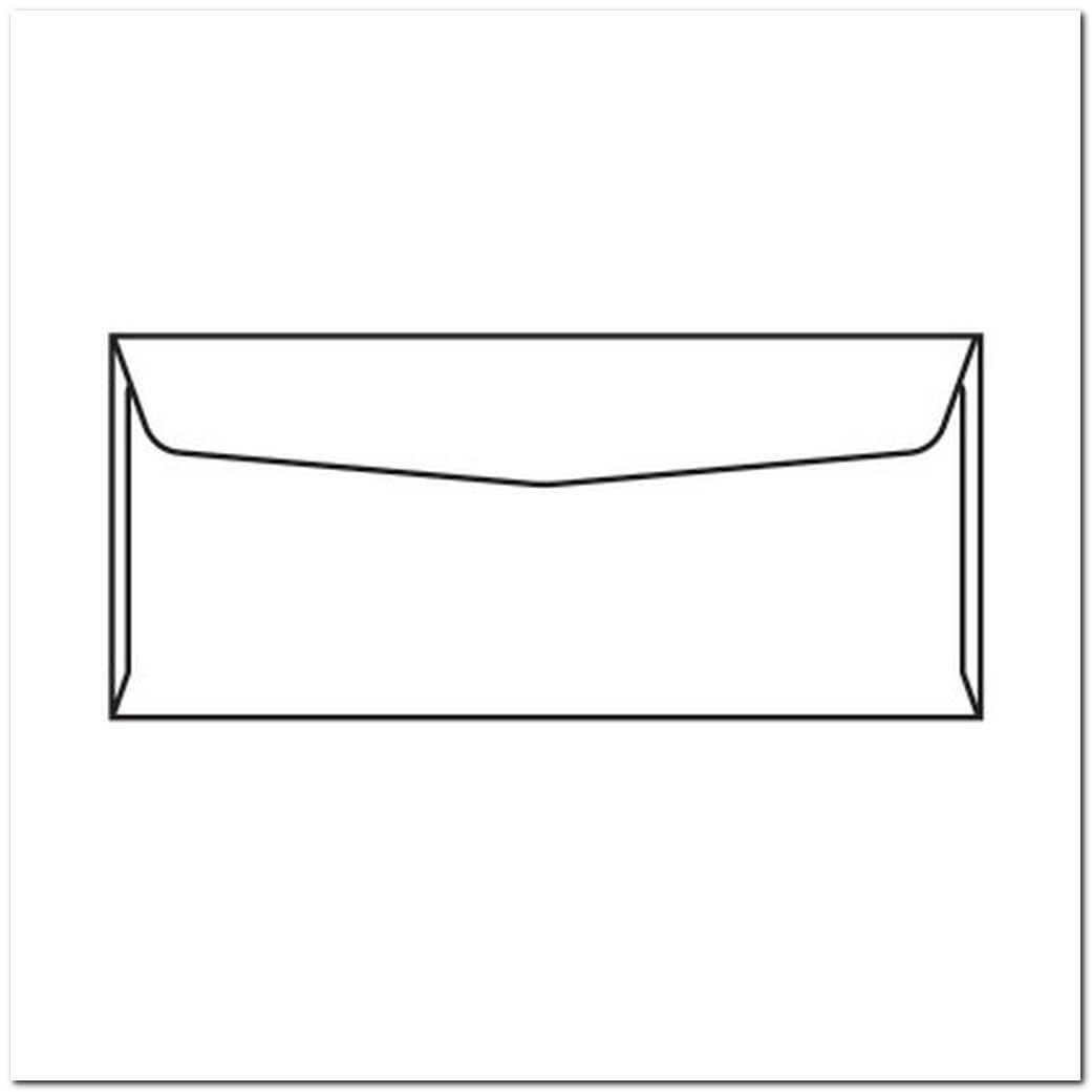 #10 Side Seam Inkjet, 4-1/8" x 9-1/2", White Digi-M, No Window, Flap Down, #10's are Packaged in a Hard Box (Box of 500)