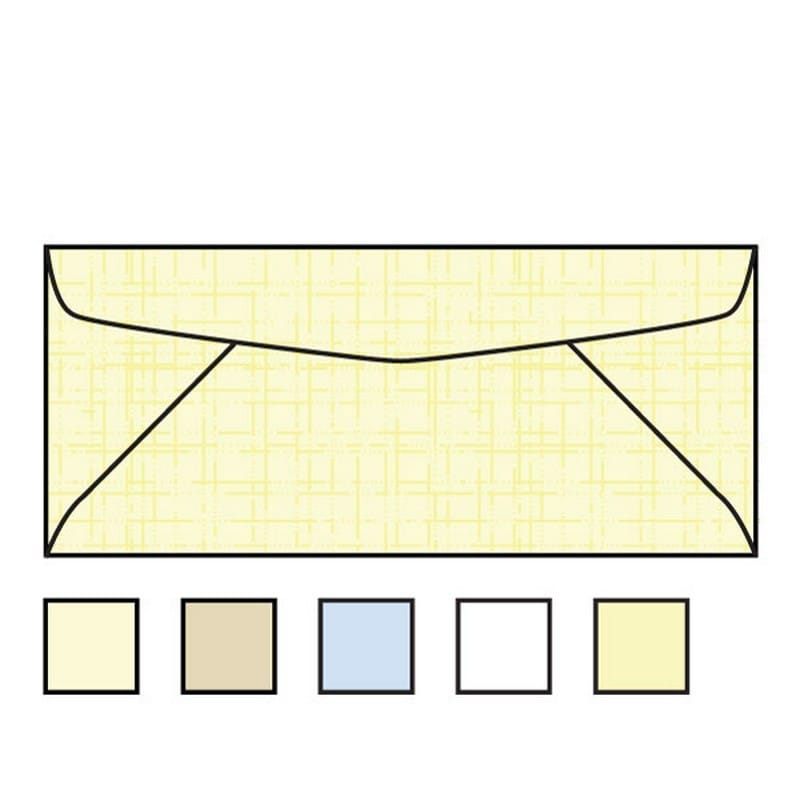 #10 Regular Business Envelopes, 4-1/8" x 9-1/2", 24#, Recycled, Natural, Acid Free, Linen Imaging Finish (Box of 500) - Image 2