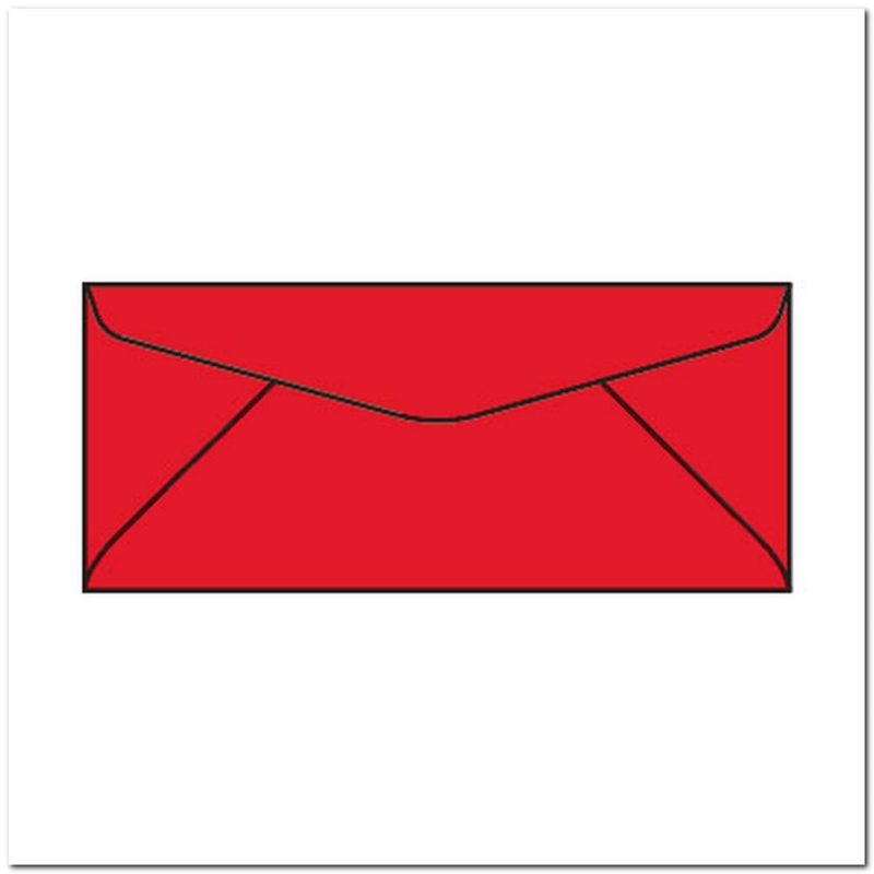 #10 Bright Colored Envelopes, 4-1/8" x 9-1/2" 24# (Box of 500)