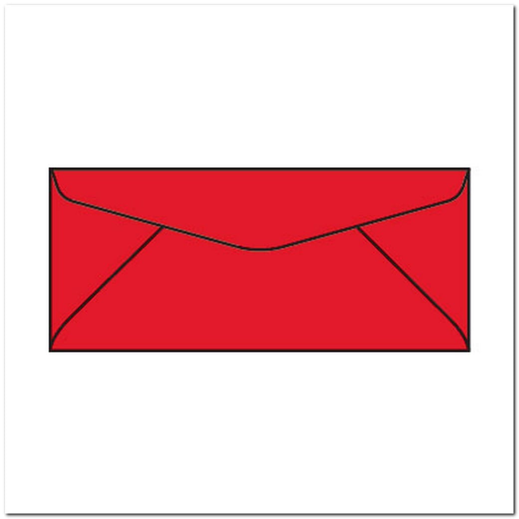 #10 Bright Colored Envelopes, 4-1/8" x 9-1/2" 24# (Box of 500)