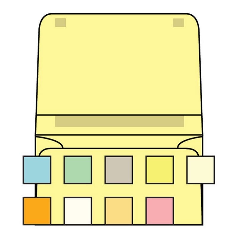 Open Side Dual Purpose Mailer Envelopes, 4-1/4" x 6-1/2" 24# Canary Pastel, Large Flaps w/ Spot Seal & Perf (Box of 500) - Image 2