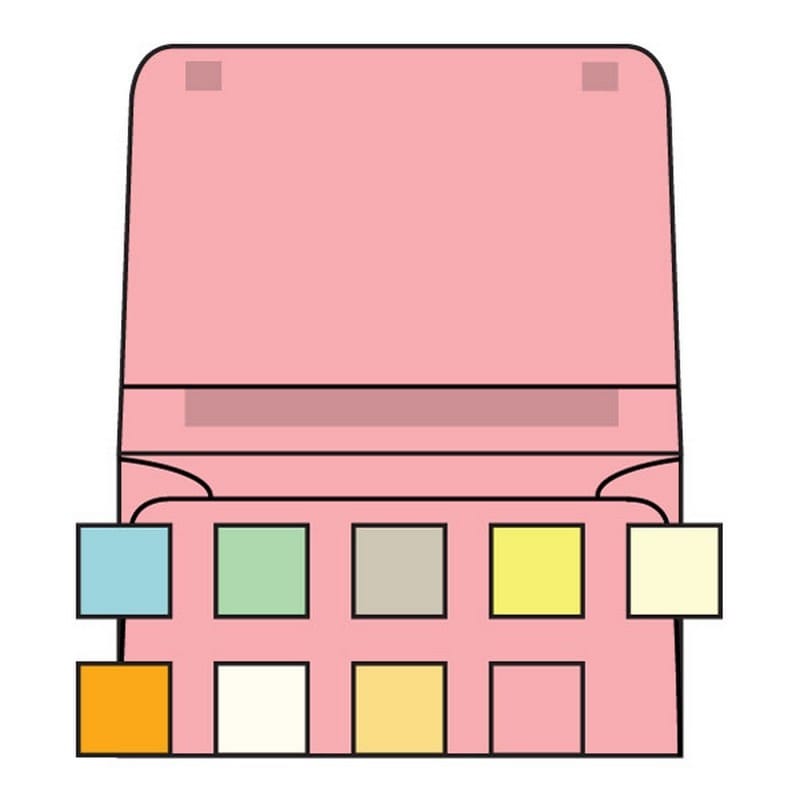 Open Side Dual Purpose Mailer Envelopes, 4-1/4" x 6-1/2", 24# Pink Pastel, Large Flaps w/ Spot Seal & Perf (Box of 500) - Image 2