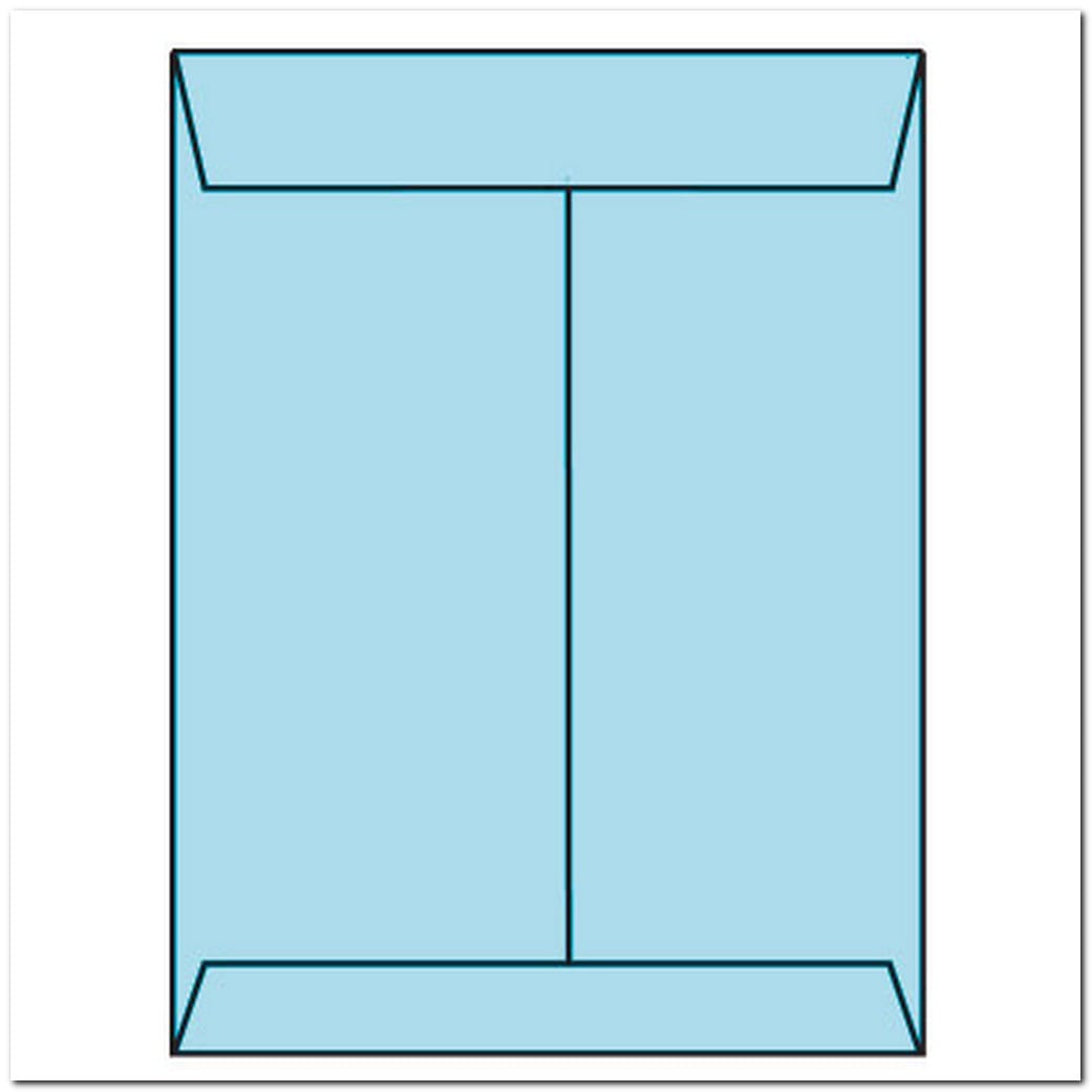 Open End Catalog Envelopes, 9" x 12", 28#, Recycled, Ivory Pastel, Acid Free, Center Seam (Box of 500)