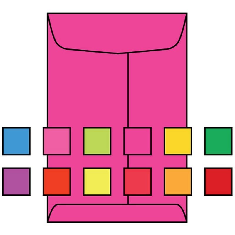 Open End Catalog Envelopes, 10" x 13", 28#, Recycled, Brightly, Acid Free, Center Seam (Box of 500) - Image 2
