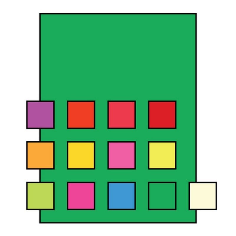 Letterhead, 11" x 17", 24#, Recycled, Brightly Colored Green, Acid Free (Box of 500) - Image 2