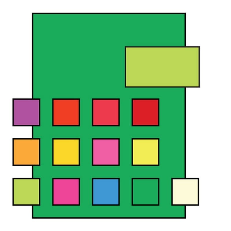Business Card Stock, 11" x 17", 65#, Recycled, Brightly Colored Green, Acid Free (Box of 250) - Image 2