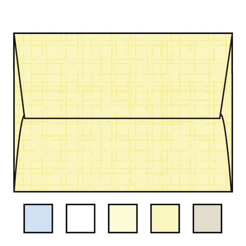 #A-6 Announcement Envelopes, 4-3/4" x 6-1/2", 24#, Recycled, Ivory Colored, Square Flaps (Box of 250) - Image 2