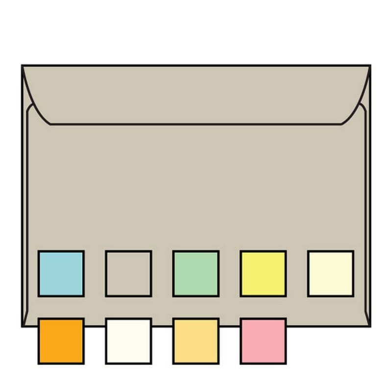 Open Side Booklet Envelopes, 6" x 9", 24#, Recycled, Gray Pastel, Acid Free, Side Seams (Box of 500) - Image 2