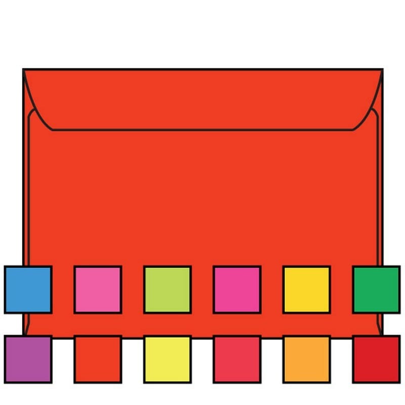 Open Side Booklet Envelopes, 6" x 9", 24#, Recycled, Brightly Colored Orange, Acid Free, Side Seams (Box of 500) - Image 2