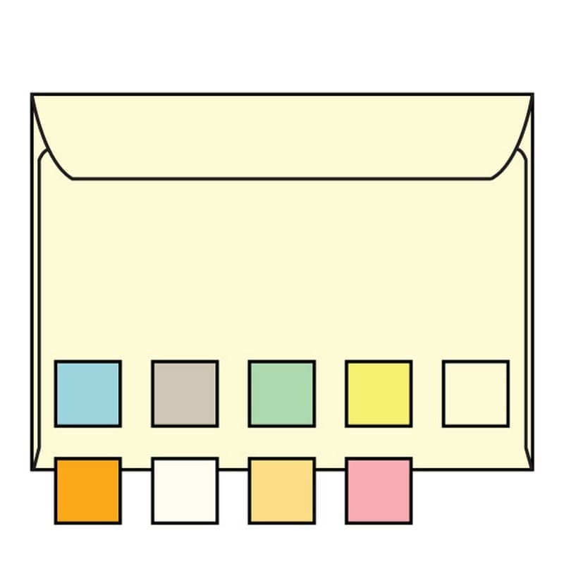 Open Side Booklet Envelopes, 9" x 12", 28#, Recycled, Pastel, Acid Free, Side Seams (Box of 500)