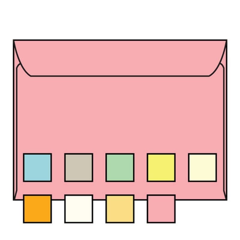 Open Side Booklet Envelopes, 9" x 12", 28#, Recycled, Pink Pastel, Acid Free, Side Seams (Box of 500) - Image 2