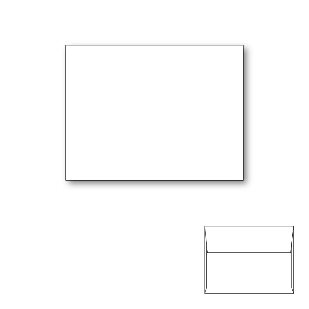White Booklet Envelopes, White Wove, 24 lb. Size: 9-1/2" x 12-5/8" - Qty 500 per box