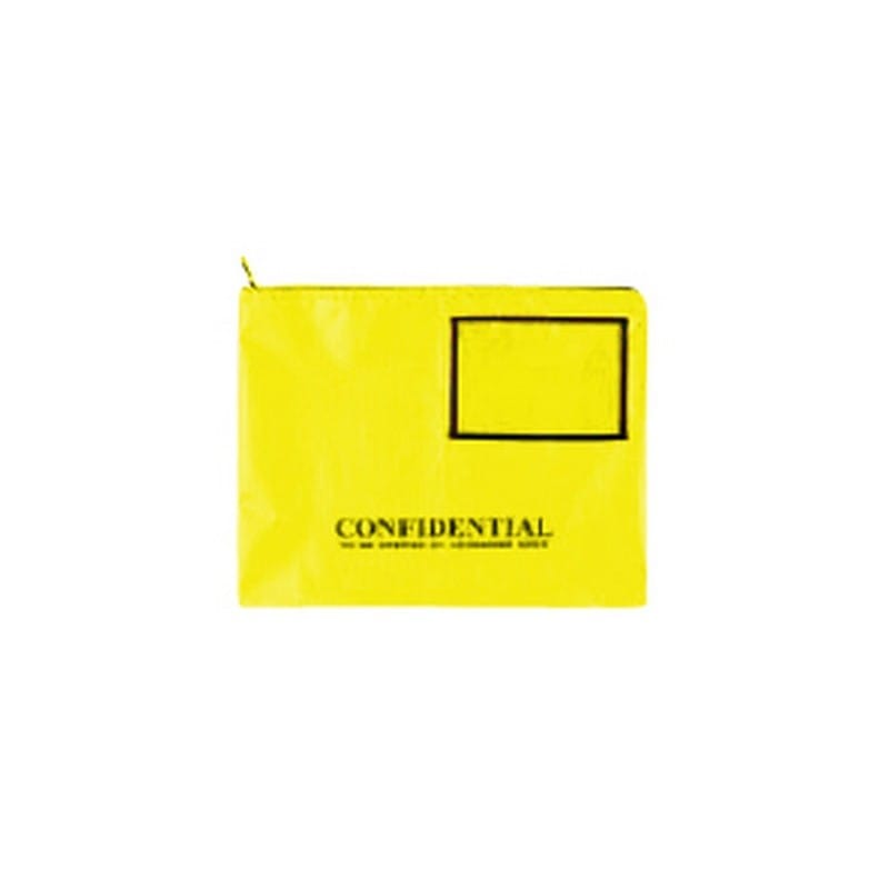 Yellow Confidential Carriers, Letter/Legal Size, 16-1/2" x 12-1/2" (Carton of 5) - Image 2