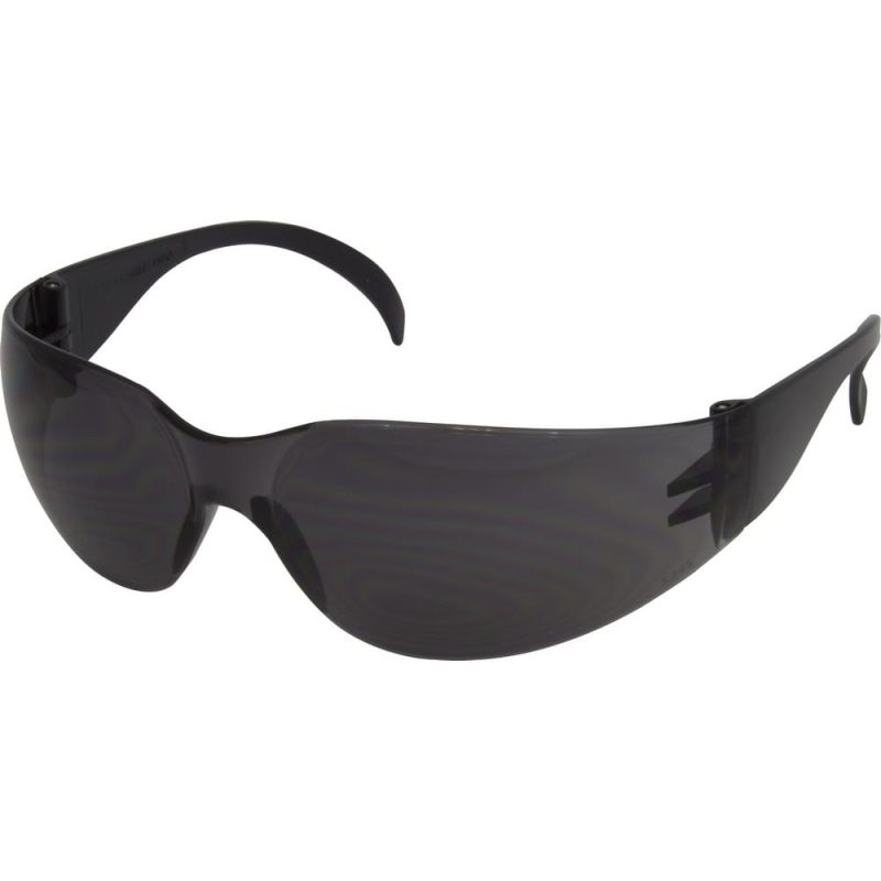 Wrap Around Single Lens Frost Frame Smoke Lens (144 Pairs per Box)