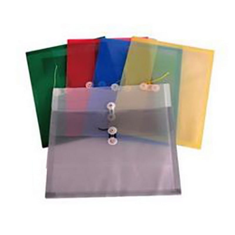 13" x 10" Expanding Envelopes, Letter - Blue (Pack of 6)