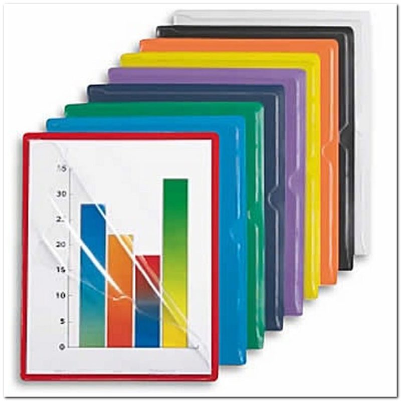9.13" x 11.63" Documate Letter Size Paper Organizer- Clear (Pack of 25)