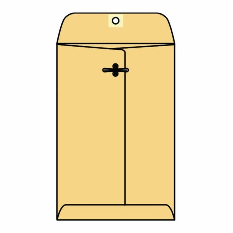 #105 Open End Franklin Clasp Catalog Envelopes, 11-1/2" x 14-1/2" 32# Golden Kraft, Machine Finish (Box of 100) - Image 2