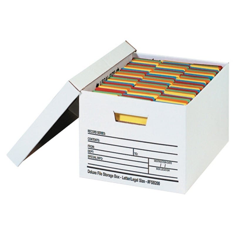 Auto-Lock File Storage Boxes
