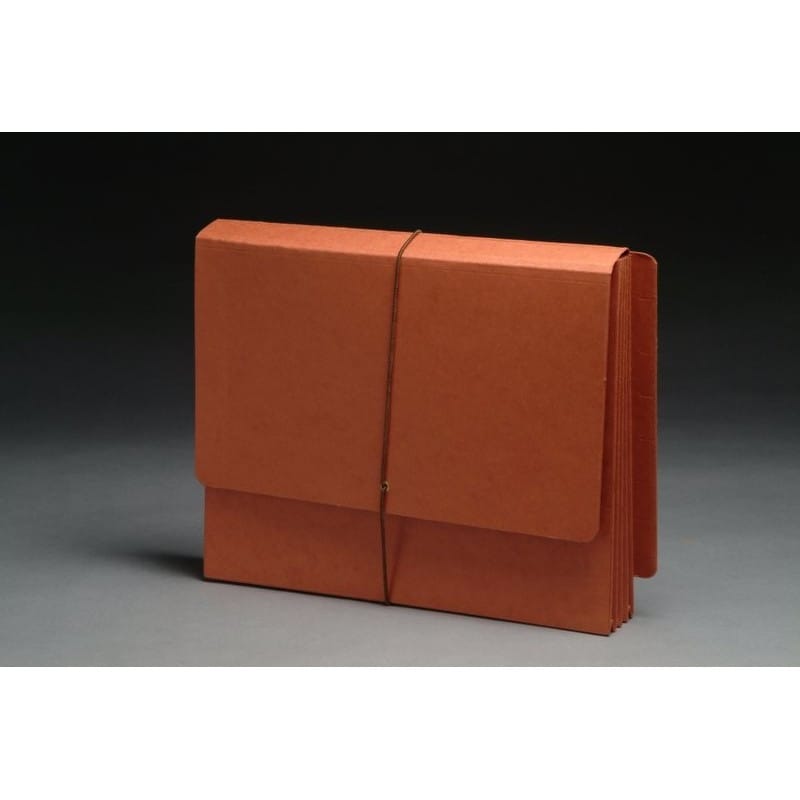 Full END TAB Expansion Wallets, Paper Gussets, Letter Size, 1-3/4" Expansion (Carton of 100) - Image 2