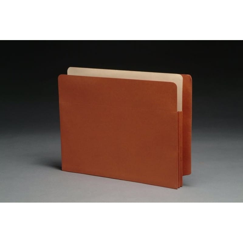 Economy Full END TAB Expansion Pockets, Paper Gussets, Letter Size, 3-1/2" Expansion (Carton of 50)
