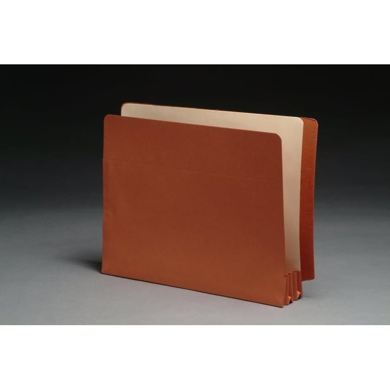 Lip Style END TAB Expansion Pockets, Paper Gussets, Letter Size, 5-1/4" Expansion (Carton of 100)