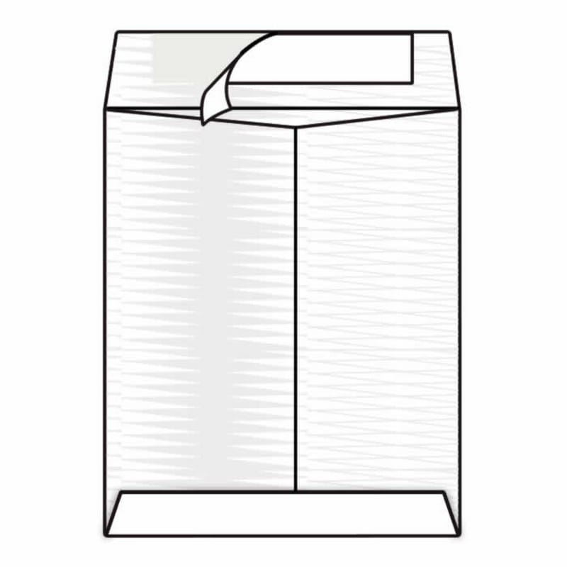 Open End Catalog Envelopes, 10" x 13", 26#, White, Textured Finish, Reinforced Moisture and Tear Resistant Paper, Pressure Sensitive Seal (Box - Image 2