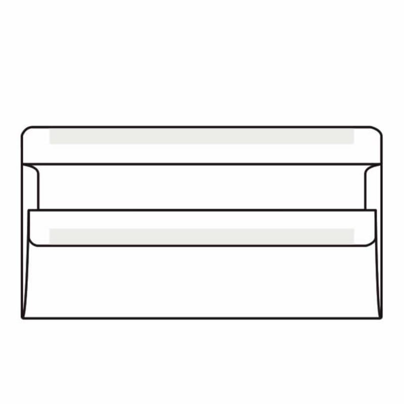 #10 Flip-Stik Regular Business Envelopes, 4-1/8" x 9-1/2", 24#, Flip-Stik Side Seam Regulars, White (Box of 500)
