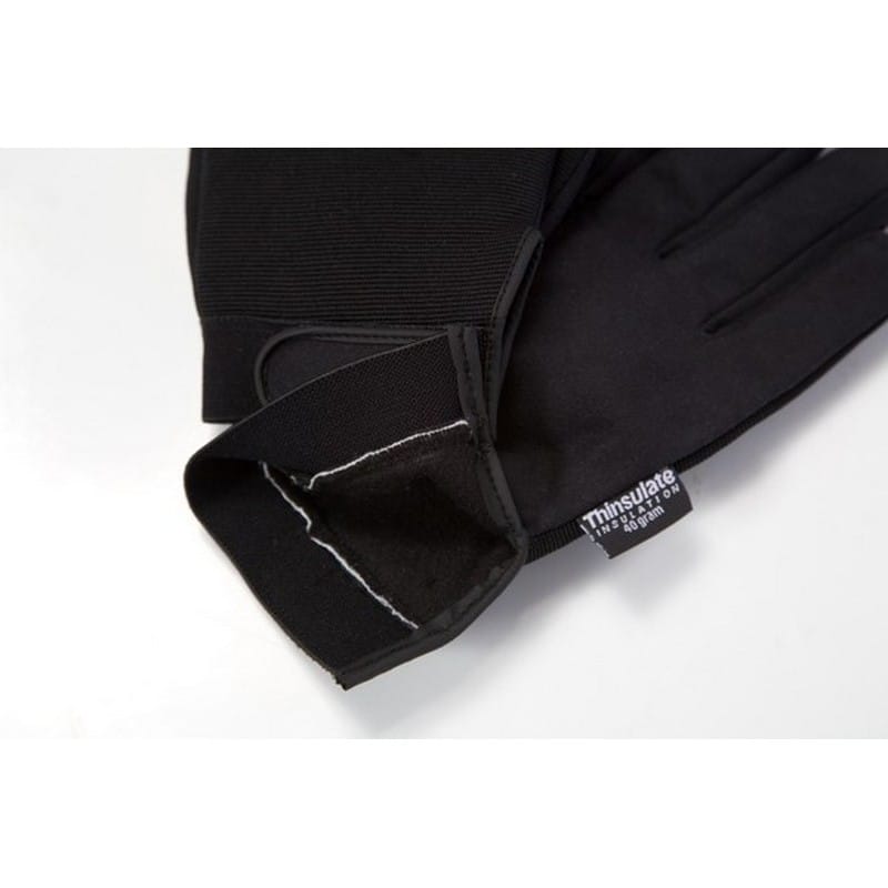 XL, Black Stretch Nylon Backed Gloves, Vibration Absorbing Palm (1 Pair) - Image 3