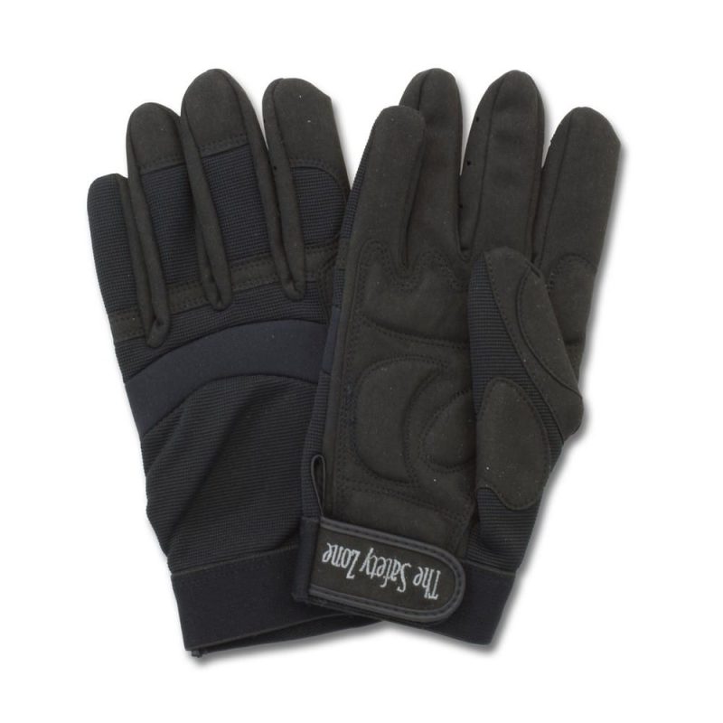 XL, Black Single Palm High Dexterity Glove w/Stretch Nylon Back (1 Pair)