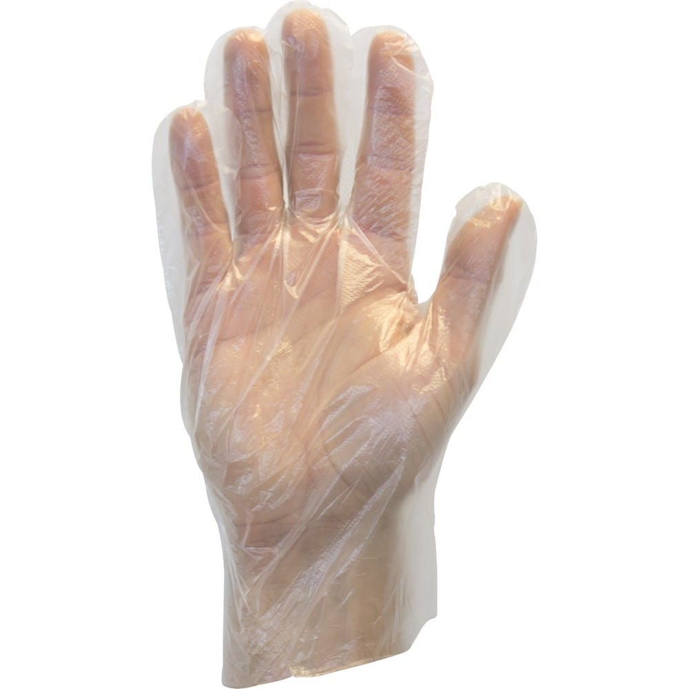 Medium, Clear High Density Polyethylene Glove (500 per Box, 4 Boxes per Case (2,000 per Master Case))