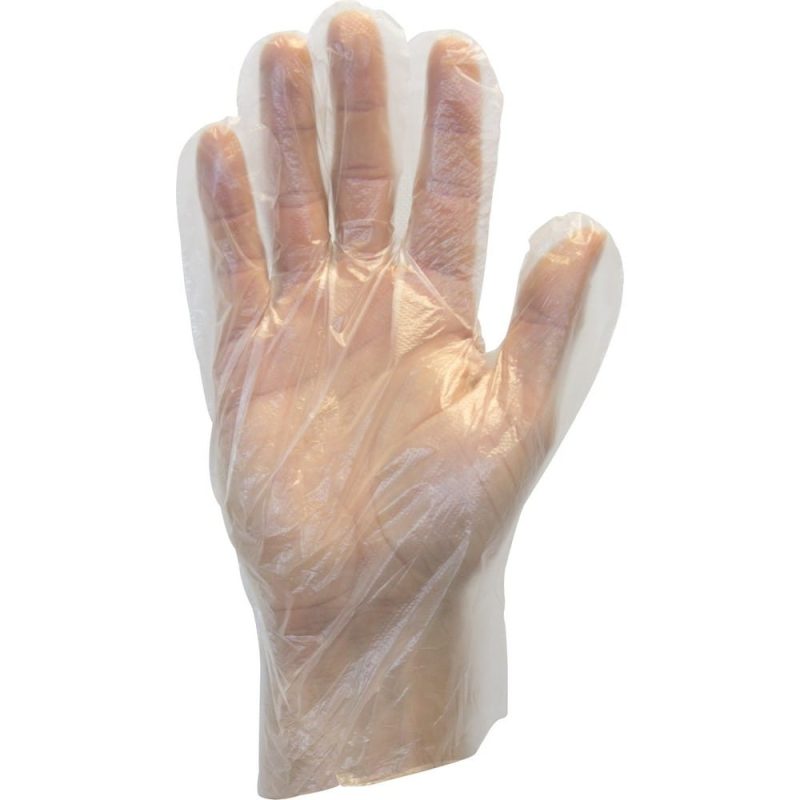 Medium, Poly, Gloves 100 Ea Per Disp. (100 Disp. Box Per Case, 10000 Per Case)