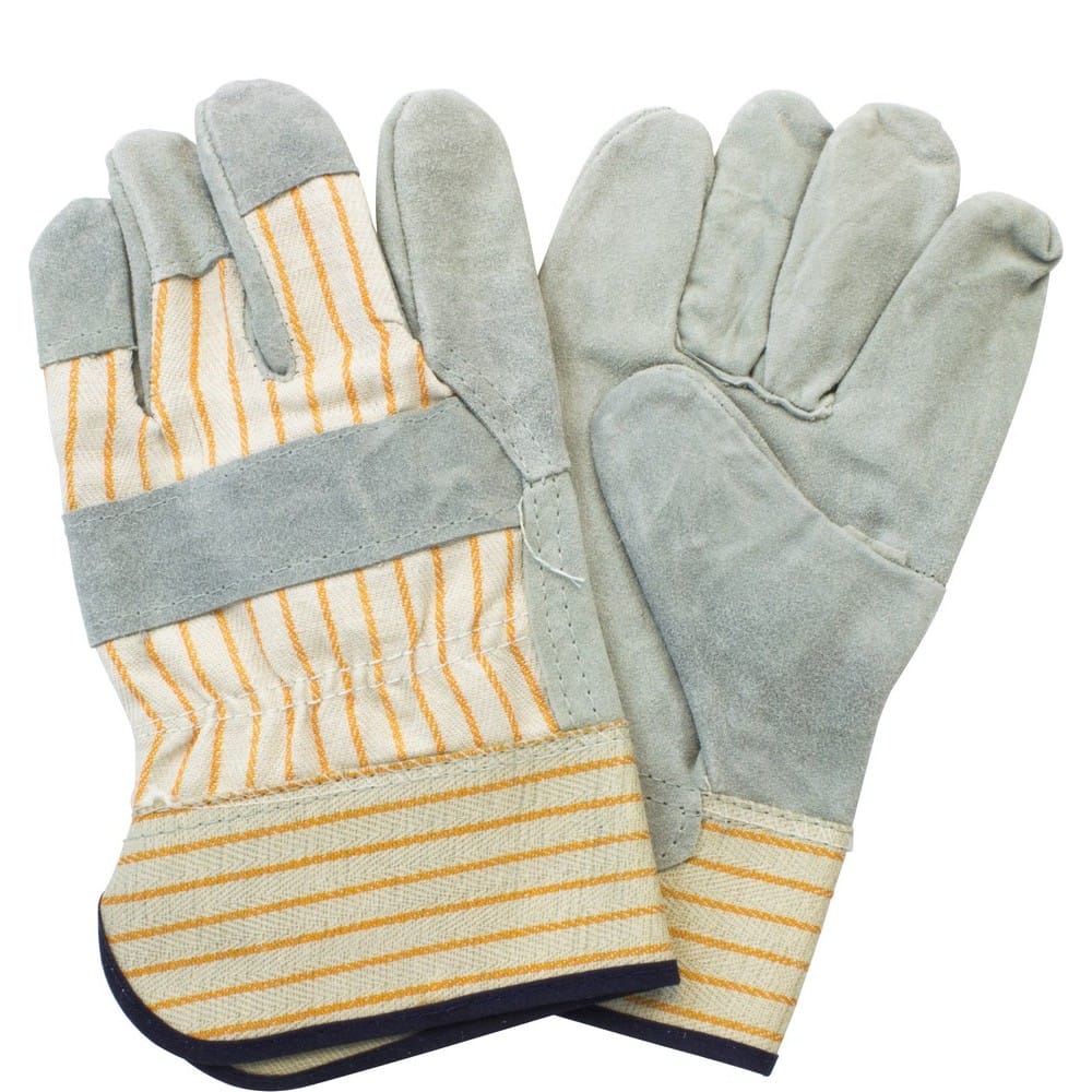 Men's A Grade Quality Leather, 2-1/2" Rubberized Safety Cuff Glove (10 Dozen Per Case) - Image 2
