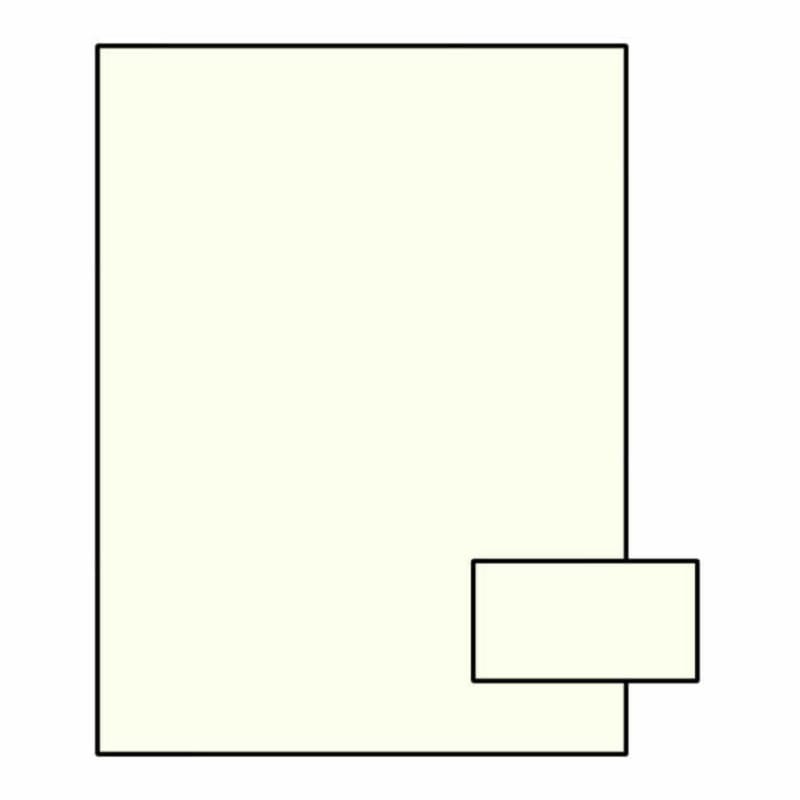 Card Stock, 8-1/2" x 11", 80#, 100% Post-Consumer Recycled, Acid Free, Lignin-Free (Box of 250)