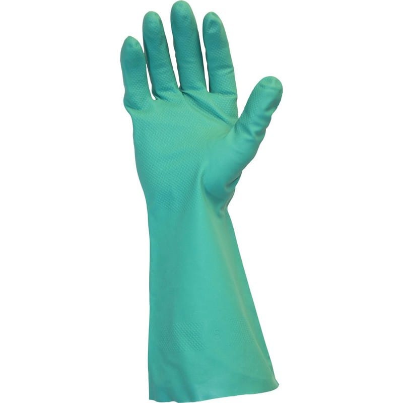 XL, 11 Mil, Green Nitrile Unlined Gloves (1 Dozen)